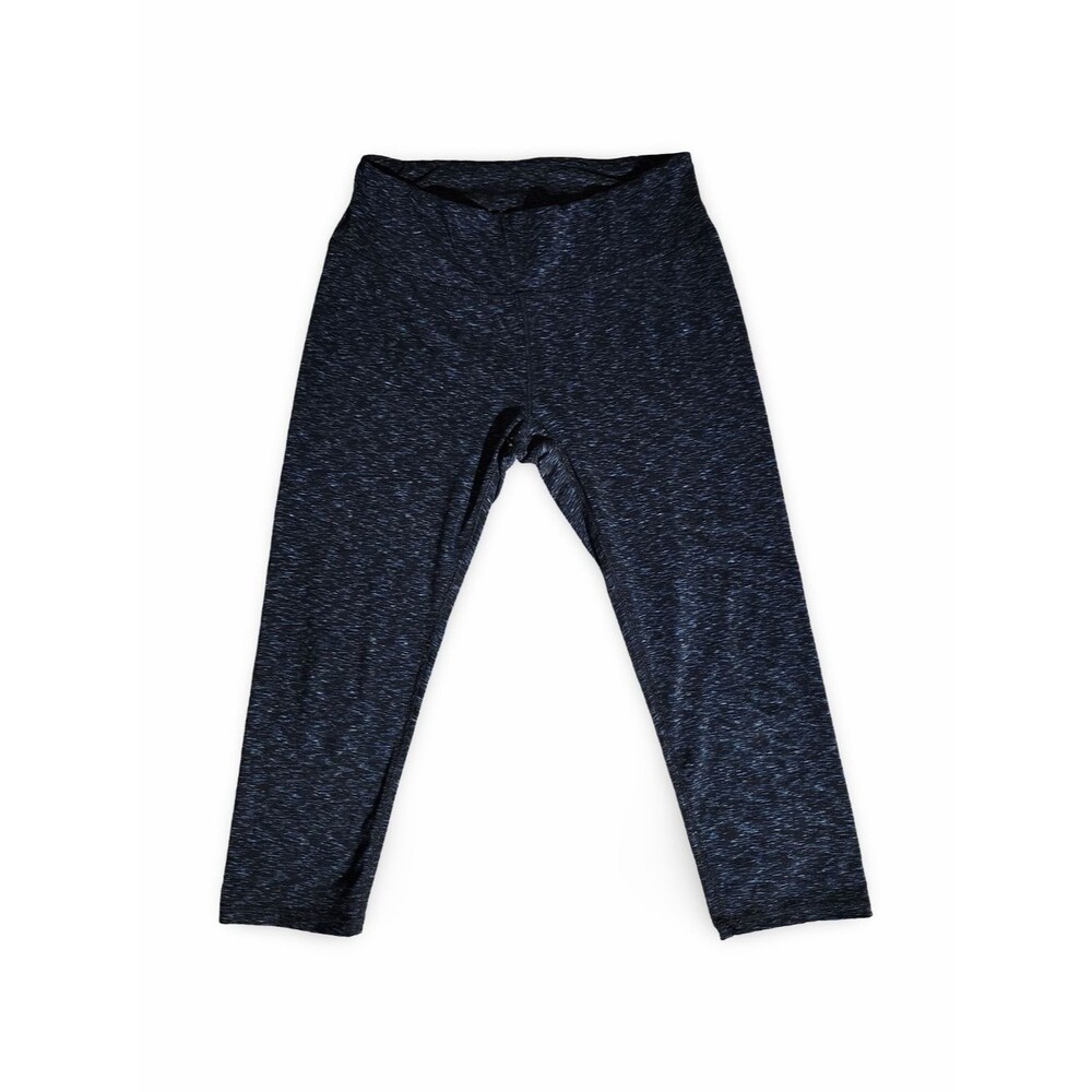 RBX Women's Dark Heather Navy Capri Crop Leggings